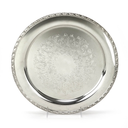 Queen Bess II by Tudor Plate, Silverplate Round Tray