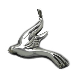 Pendant, Sterling, Bird in Flight