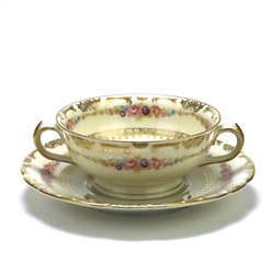 The Festival by Royal Ivory, KPM, China Cream Soup & Saucer