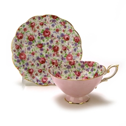 Cup & Saucer by Royal Standard, China, Chintz