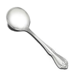 Arbor Rose/True Rose by Oneida, Stainless Cream Soup Spoon