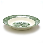 The Old Curiosity Shop, Green by Royal, China Rim Soup Bowl