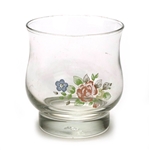 Tea Rose by Pfaltzgraff, Glass Juice Glass