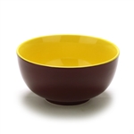 Gourmet Basics by Mikasa, Porcelain Soup/Cereal Bowl, Yellow/Purple