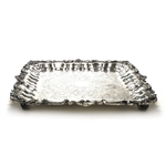 Chippendale by Wallace, Silverplate Serving Tray, Square, Footed