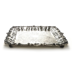 Chippendale by Wallace, Silverplate Serving Tray, Square, Footed