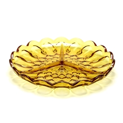 Fairfield Amber by Anchor Hocking, Glass Relish Dish, 3-Part