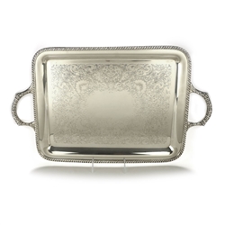 Avon by Wm. Rogers, Silverplate Serving Tray, Chased Bottom
