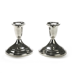 Candlestick Pair by Towle, Sterling, Ringed Design