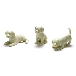 Figurine by Lenox, China, 3 Labrador Retriever Puppies
