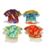 Candy Bowl by Clay Art, Ceramic, Hawaiian Shirt, Set of 4