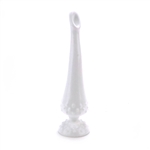 Hobnail Milk Glass by Fenton, Glass Vase