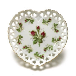Heart Dish by Norcrest, China, Moss Rose