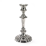 Candlestick by Japan, Silverplate, Scroll, Shell & Flower Design