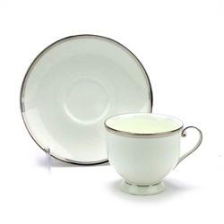 Gothic Platinum by Mikasa, China Cup & Saucer