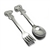 Walt Disney by Bonny, Stainless Baby Spoon & Fork, Snoopy