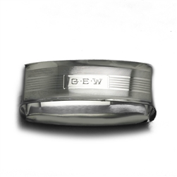 Napkin Ring by Webster, Sterling, Deco, Monogram GEW