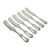 Federal Cotillion by Frank Smith, Sterling Butter Spreaders, Set of 6, Flat Handle