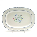 Floral Expressions by Hearthside, Stoneware Serving Platter