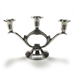 Spring Flower by International, Silverplate Candelabra