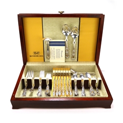 Heritage by 1847 Rogers, Silverplate Flatware Set, 55-PC Set