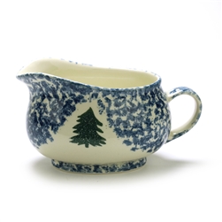 Cabin in The Snow by Tienshan, Stoneware Gravy Boat