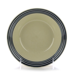 Concentric Blue by Brick Oven, Stoneware Salad Plate