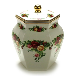 Old Country Roses by Royal Albert, China Biscuit Jar