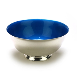 Bowl by Reed & Barton, Silverplate, Blue Enamel, Revere Style