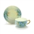 Cup & Saucer by Limoges, Porcelain, Blue Forget-Me-Nots