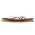 Fruit, Brown Trim by Stangl, Pottery Bread Tray