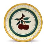 Fruit, Brown Trim by Stangl, Pottery Salad Plate