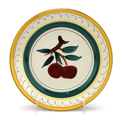 Fruit, Brown Trim by Stangl, Pottery Salad Plate