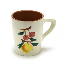 Fruit, Brown Trim by Stangl, Pottery Mug