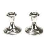 Candlestick Pair by Gorham, Sterling, Ringed Design