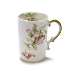 Chocolate Cup by Theodore Haviland, Porcelain, Pink Flowers