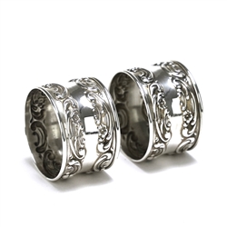 Melrose by Gorham, Sterling Napkin Rings, Pair