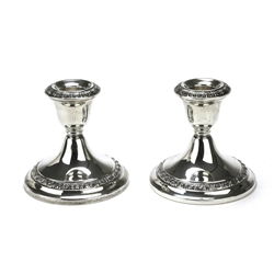 Candlestick Pair by Gorham, Sterling, Floral Design