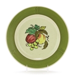 Provincial Fruit, Green by Poppytrail, Metlox, Stoneware Salad Plate