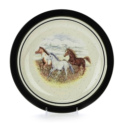 Running Horses by Folkcraft, Stoneware Salad Plate