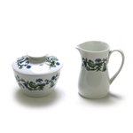 Pastoral by Noritake, China Cream Pitcher & Sugar Bowl