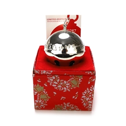 1987 Sleigh Bell Silverplate Ornament by Wallace