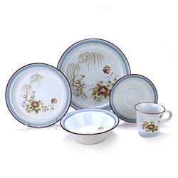 Eastwind by Noritake, Stoneware 5-PC Setting w/ Rim Cereal Bowl