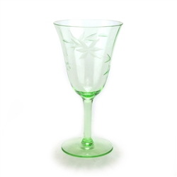 Wine Glass, Glass, Uranium Vaseline