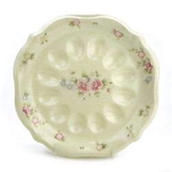 Tea Rose by Pfaltzgraff, Stoneware Deviled Egg Plate