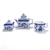 Willow Blue Collectibles by Johnson Bros., Ceramic Tea Set, 3-PC