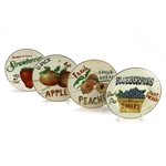 Farmstand Fruit by Sakura, Stoneware Salad Plate, Set of 4