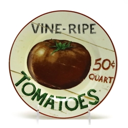 Farm Fresh by Home Trends, Stoneware Salad Plate, Tomatoes