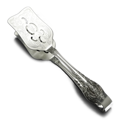 Baroque by Wallace, Silverplate Asparagus Tongs