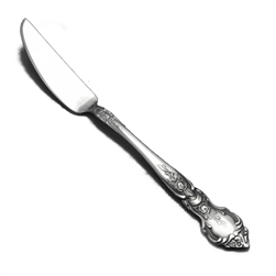 Rose & Leaf by National, Stainless Master Butter Knife